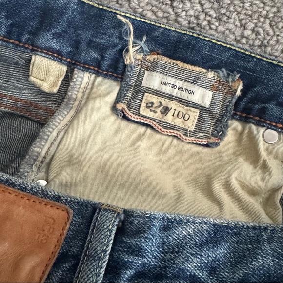 [R13] Tailored Drop Cuffed Estin Selvedge Jeans Special Edition - Picture 9 of 9